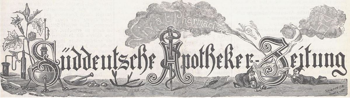 07_Sueddeutsche Apotheker-Zeitung_50_1910_p423_Pharmazie_Skelett_Titelvignette
