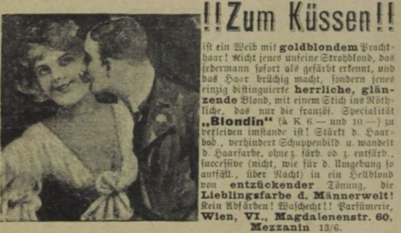 05_Das interessante Blatt24_1905_Nr49_12_07_p21_Haarpflege_Haarfaerbemittel_Blondin_Mann-Frau