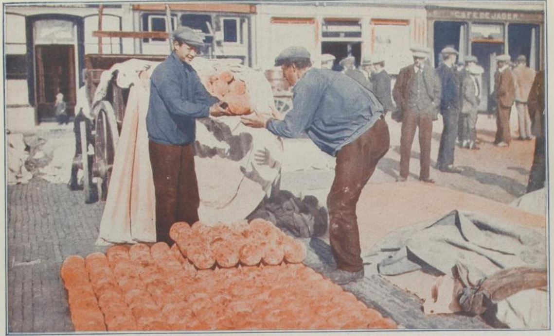 18_Das Magazin_04_1927-28_Nr43_p2011_Großhandel_Kaesemarkt_Gouda_Alkmaar