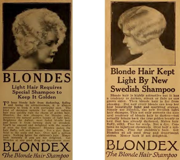 34_Motion Picture Magazine_30_1926_Nr07_p107_Ebd_Nr12_p108_Haarpflege_Haarshampoo_Blondex
