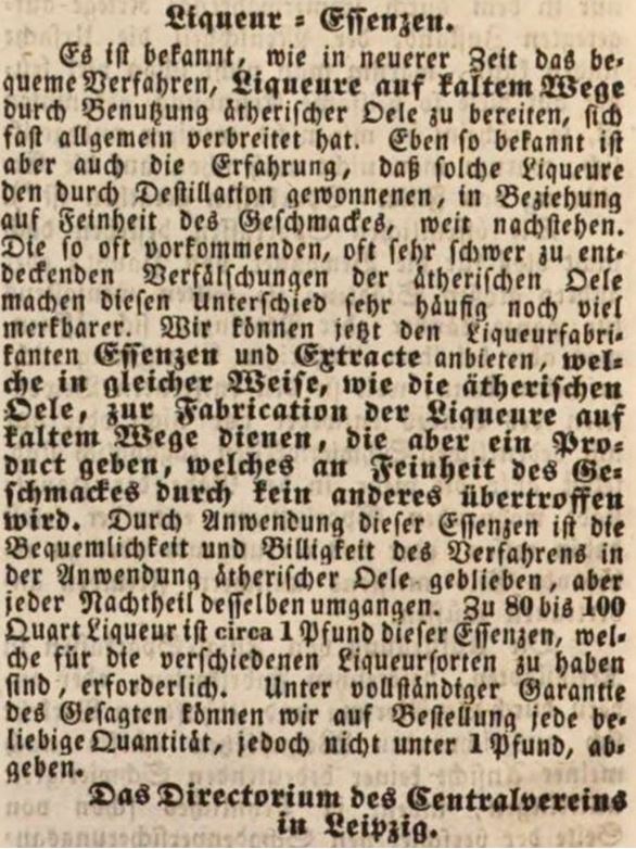 04_Allgemeiner Anzeiger und Nationalzeitung der Deutschen_1848_01_10_Nr009_Sp0116_Essenzen_Spirituosen_Likoer_Leipzig