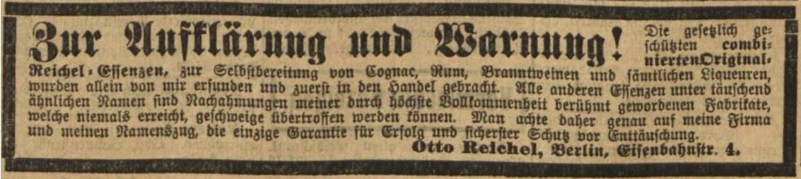 24_Vorwaerts_1900_08_28_Nr199_p07_Otto-Reichel_Essenzen_Spirituosen_Plagiate_Max-Noa