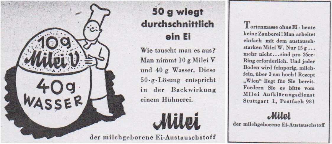 09_Mehl und Brot_43_1943_p419_ebd_44_1944_p239_Milei_Austauschstoff_Eier