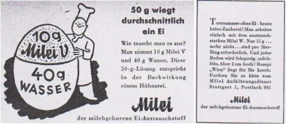 09_Mehl und Brot_43_1943_p419_ebd_44_1944_p239_Milei_Austauschstoff_Eier