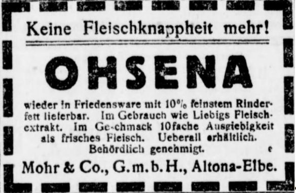 25_Berliner Tageblatt_1920_02_21_Nr095_p8_Ohsena_Fleischextraktersatz_Mohr_Altona