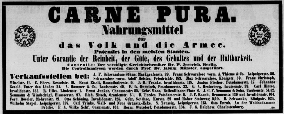 08_Norddeutsche Allgemeine Zeitung_1882_11_05_Nr519_p08_Carne-pura_Joseph-Koenig_Paul-Jeserich