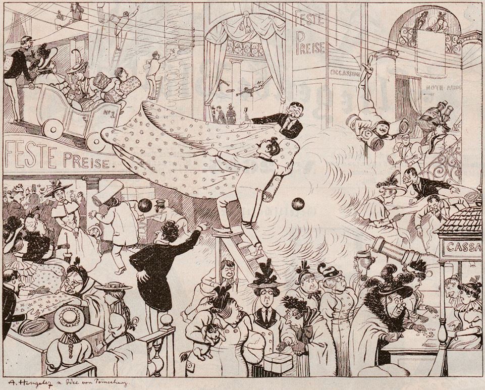 04_Fliegende Blaetter_103_1895_p002_Warenhaus_Verkaufsstaetten_Verkaeufer-Kaeufer_Konsumenten_Kommerzialisierung