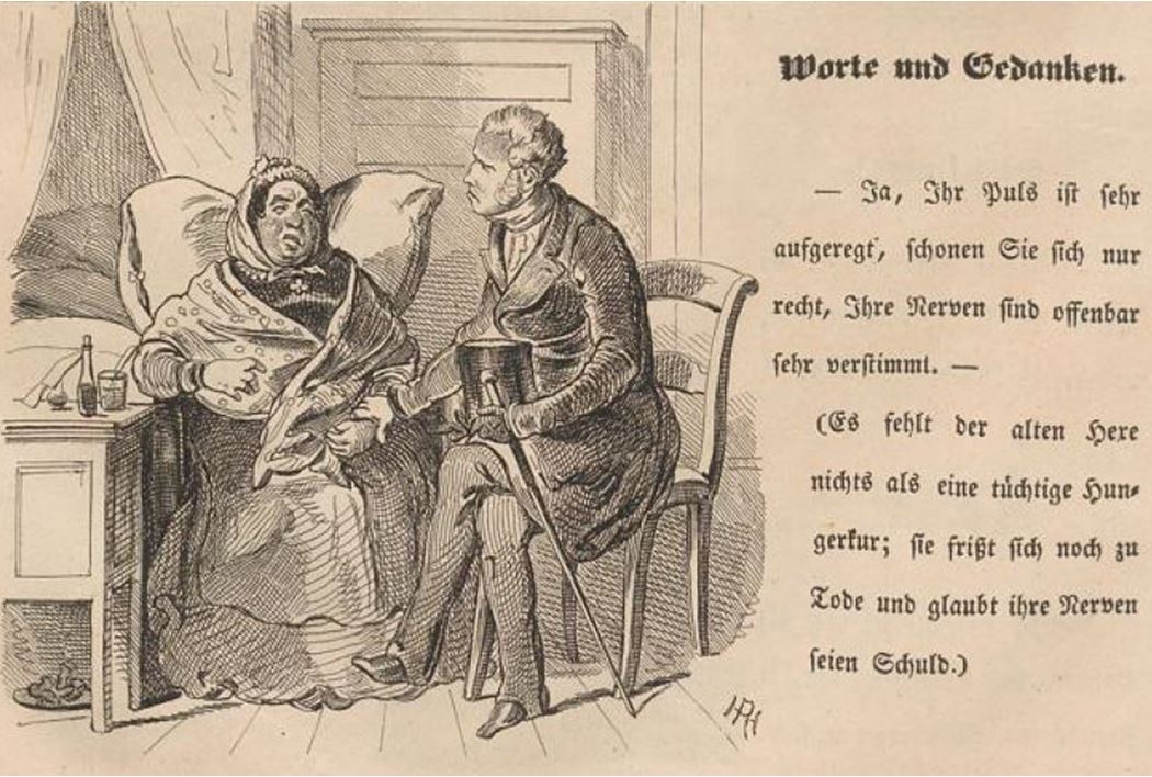 02_Duesseldorfer Monatshefte_03_1850_p108_Arzt-Patient_Koerper_Alter_Buergertum