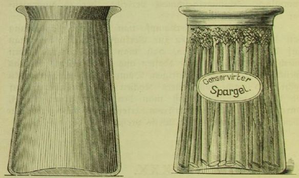 10_Hausner_1877_p156_Konserven_Glaskonserven_Spargel