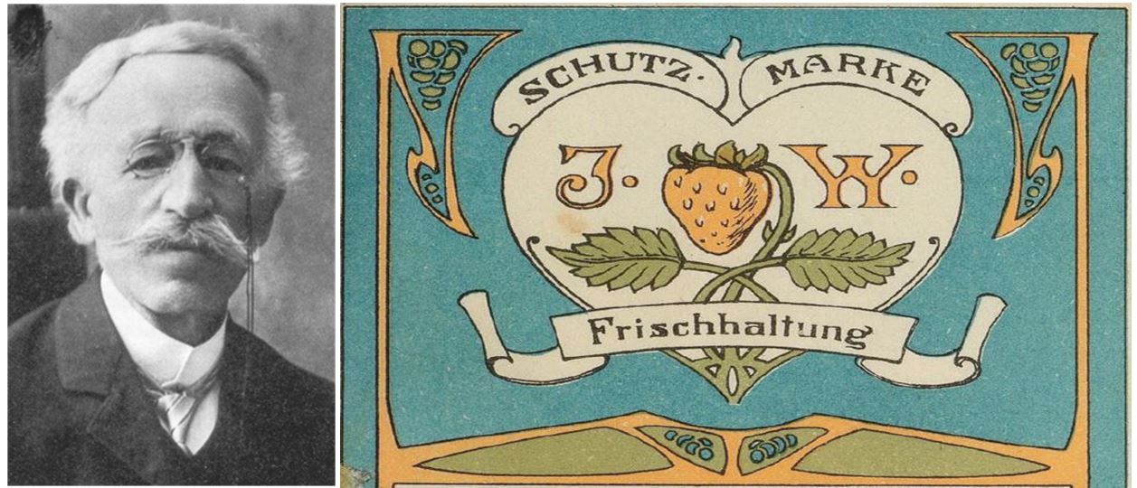 13_Wikipedia_Tischlein_1901_p12_Johann-Weck_Schutzmarke_Frischhaltung