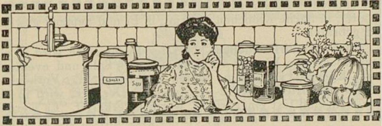 14_Allihn-Allihn_1911_p044_Einmachen_Hausfrau_Einmachglaeser_Konservierungsapparat
