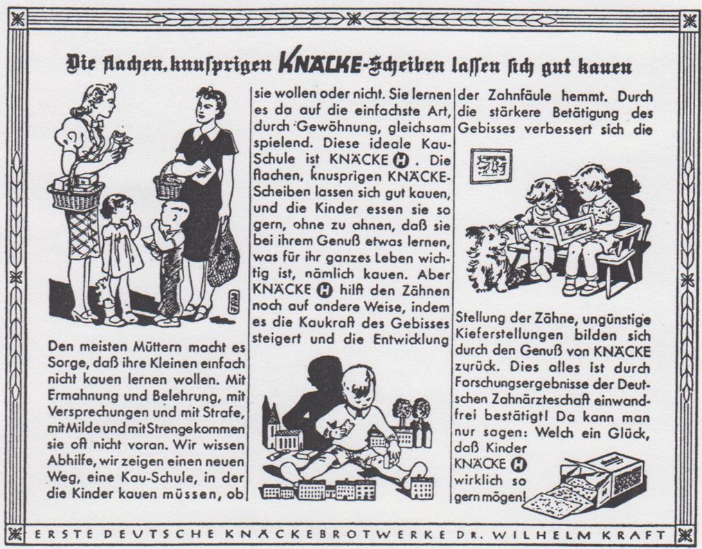 23_Die Gesundheitsfuehrung. Ziel und Weg_1943_H01_pV_Brot_Vollkornbrot_Knaeckebrot_Kauen_Kindererziehung_Zaehne