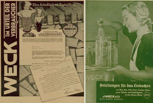 27_Lehrbuch_1935_p31_Anleitungen_1941_p1_Hausfrau_Einmachen_Haushaltskonservierung_Konservenglas_Frauenbild