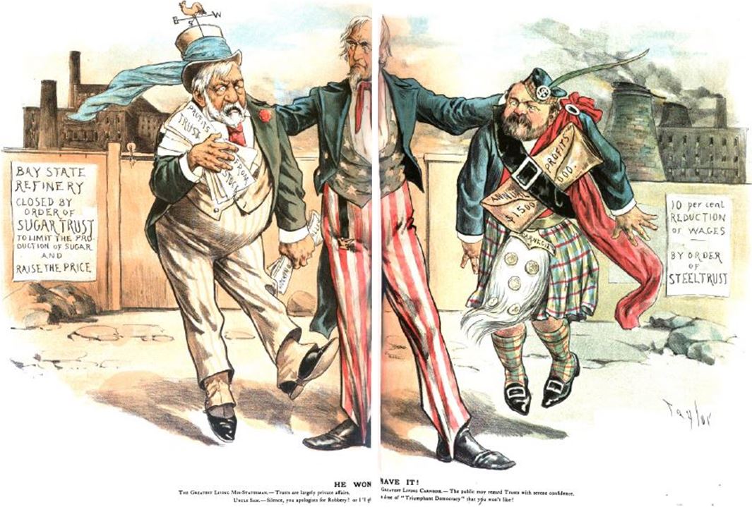 05_Puck_24_1881_p137_Trusts_Konzentration_Regulierung_Zuckerindustrie_Stahlindustrie_Bay-State_Refinery