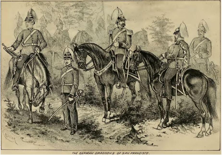 22_Wasp_03_1878_p064_Kalifornien_San Francisco_Nationalgarde_Deutschamerikaner