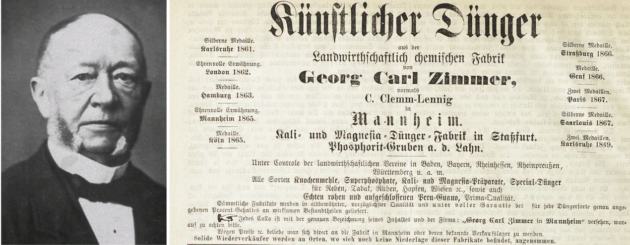 09_Wikimedia Commons_Pfaelzer Bote für Stadt und Land_1870_03_08_Nr029_p116_Ludwig-Clamor-Marquart_Georg-Carl-Zimmer_Kunstduenger_Duengemittel_Mannheim
