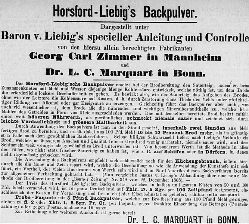 10_Bonner Zeitung_1869_01_06_Nr005_p4_Backpulver_Liebig_Horsford_Georg-Carl-Zimmer_Mannheim