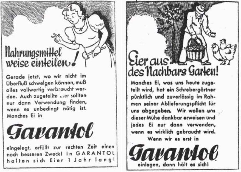 43_Gemeinschaftsverpflegung_1944_H04_Beilage_p5_ebd_H11_Beilage_p5_Konservierungsmittel_Eier_Garantol