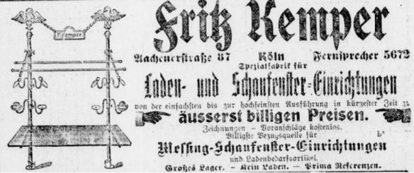 14_Koelner Local-Anzeiger_1904_12_01_Nr332_p06_Werbung_Schaufensterwerbung_Werbemittel_Fritz-Kemper