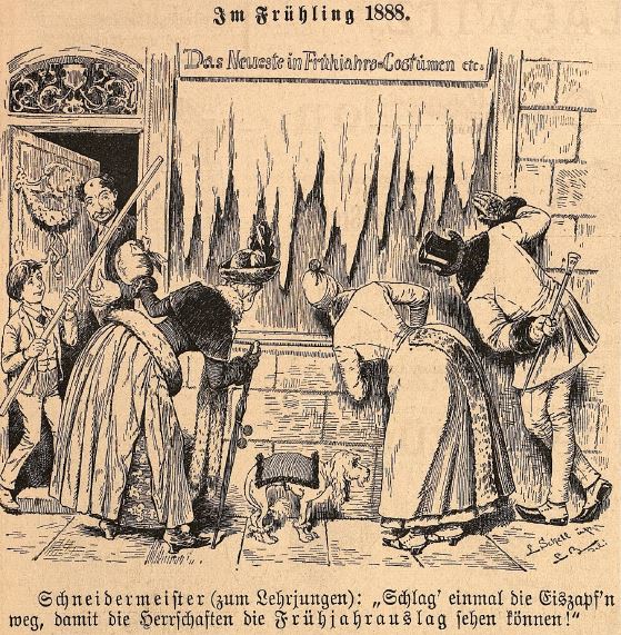 16_Fliegende Blaetter_088_1888_Nr2230_p05_Schaufenster_Schneider_Reklame_Fruehling