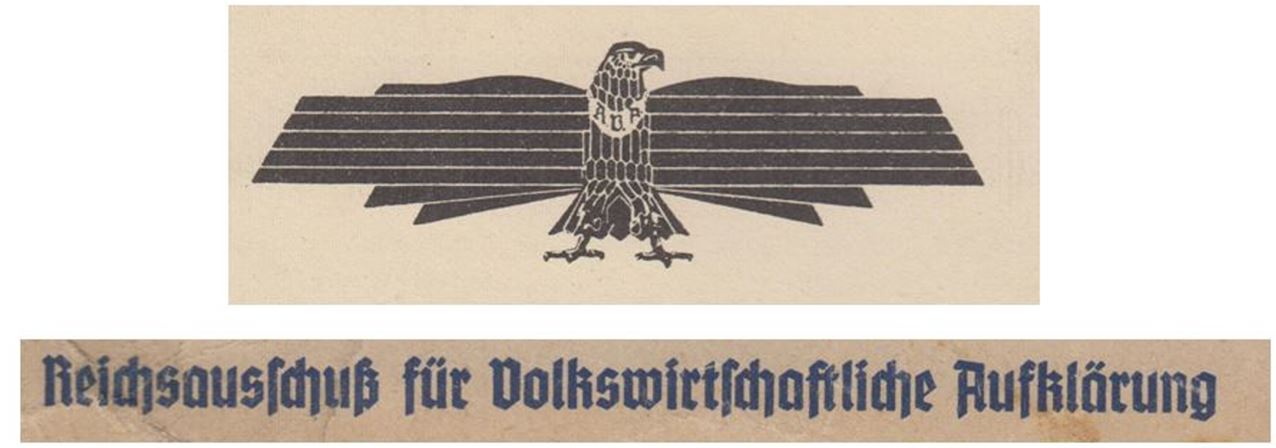 13_Reichsausschuß für Volkswirtschaftliche Aufklärung_Adler_Werbung_Verbrauchslenkung_Uwe-Spiekermann