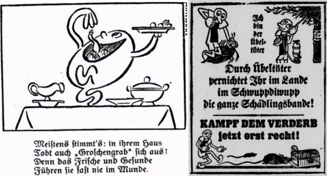 15_Zeitschrift fuer Gemeinschaftsverpflegung_10_1939_p248_Der Erft-Bote_1940_03_26_Nr061_p5_Groschengrab_Verbrauchslenkung_Schaedlingsbekämpfung_Uebeltaeter_Kampf-dem-Verderb