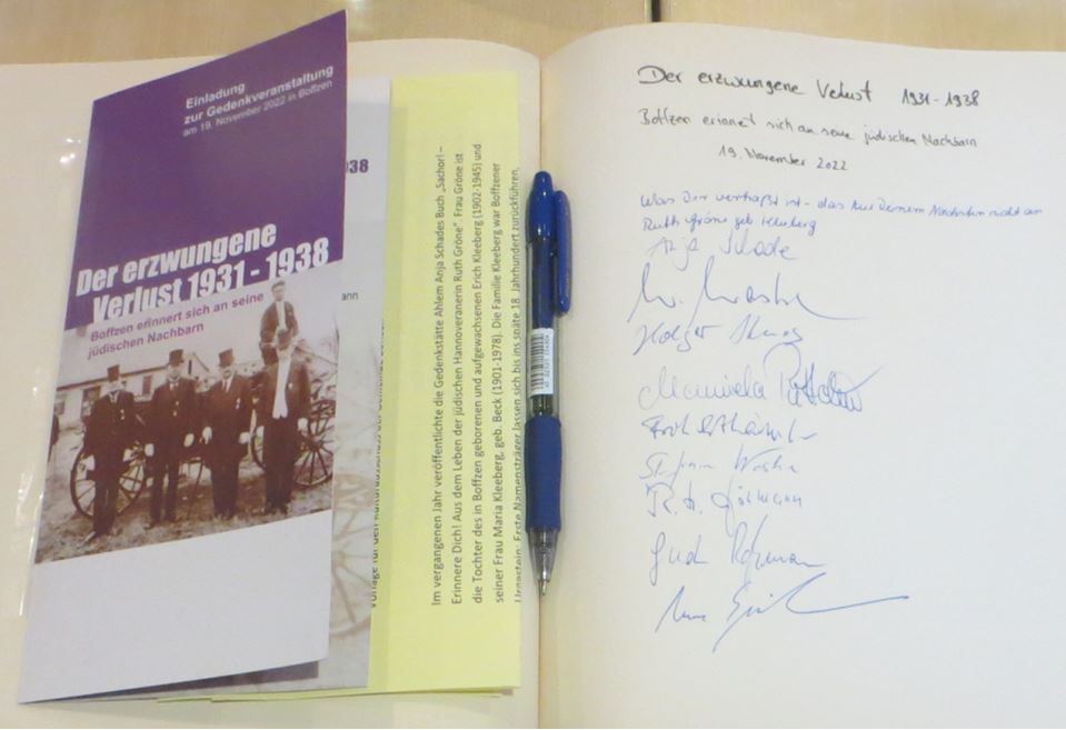 15_Boffzen_Ruth-Groene_Goldenes-Buch_Gedenkveranstaltung_Erinnerungskultur