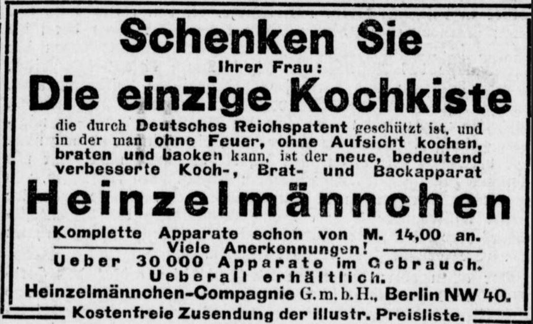 19_Berliner Tageblatt_1910_12_19_Nr642_p12_Heinzelmaennchen_Kochkiste_Geschenkartikel