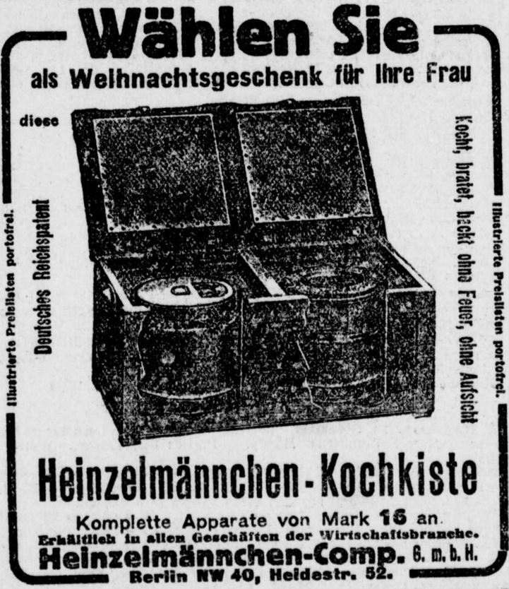 20_Berliner Tageblatt_1912_12_18_Nr644_p12_Heinzelmaennchen_Kochkiste_Weihnachtsgeschenk