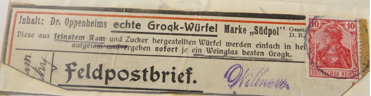 24_Bundesarchiv R86_Nr5339_Grog_Suedpol_Dr-Oppenheim_Liebesgaben_Ersatzmittel