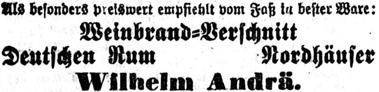 34_Frankenberger Tageblatt_1922_01_03_Nr011_p4_Spirituosen_Rum_Deutscher-Rum