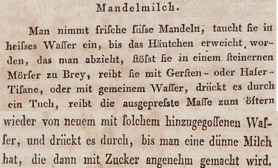 02_Reil_1820_Fieberlehre_Bd1_p674-675_Mandelmilch_Rezept