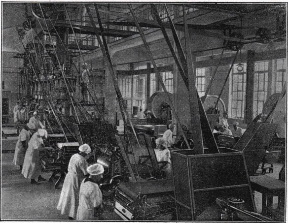 46_Konsumvereinsbote für Rheinland und Westfalen_19_1926_p113_Konsumgenossenschaften_Nudeln_Teigwaren_Makkaroni_GEG_Frauenarbeit_Produktionsstaetten_Riesa-Groeba