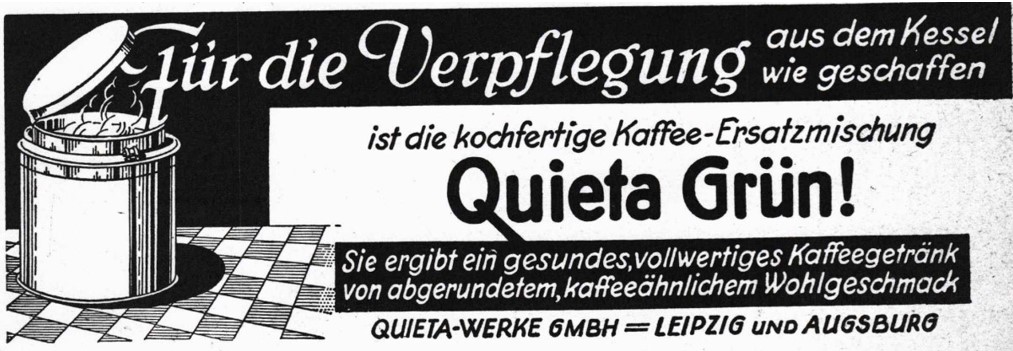 49_Militaer-Wochenblatt_126_1941-42_Sp743-744_Militärverpflegung_Ersatzkaffee_Quieta_Leipzig_Augsburg
