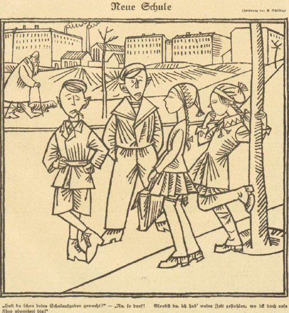 09_Simplicissimus_24_1919-20_p691_Jugend_Kino_Schule_Rauchen