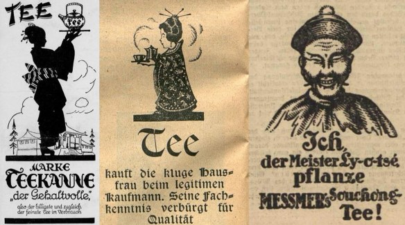 14_Der Welt-Spiegel_1924_01_20_Nr3_p4_Der Haushalt_01_1929_Nr4_p14_Vorwaerts_1926_01_07_Nr10_p4_Tee_Exotik_Japan_China_Geisha