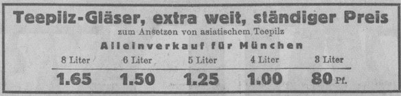 18_Muenchner Neueste Nachrichten_1929_07_06_Nr181_p16_Teepilz_Teepilzglaeser_Glaswaren_Warenhaus_Hermann-Tietz
