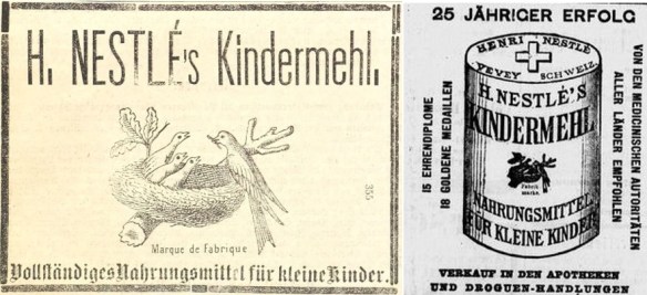 06_Apotheker-Zeitung_14_1879_p084_Norddeutsche Allgemeine Zeitung_1891_01_11_Nr017_p8_Saeuglingsernaehrung_Kindermehl_Nestle