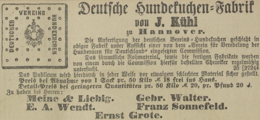 09_Hannoverscher Courier_1880_06_17_Nr10384_p04_Hundefutter_Deutscher-Vereins-Hundekuchen_J-Kuehl