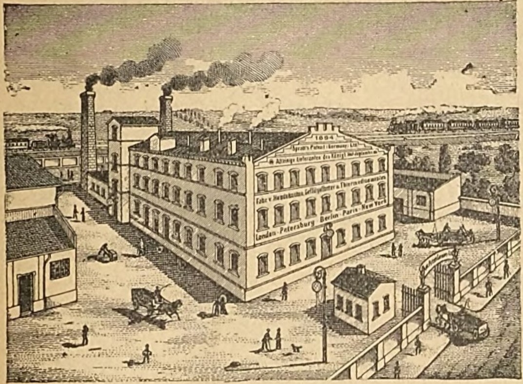 39_Bayerische Forst- und Jagd-Zeitung_02_1895_Nr09_p7_Hundefutter_Hundekuchen_Spratt_Rummelsburg_Produktionsstaette_Gefluegelfutter