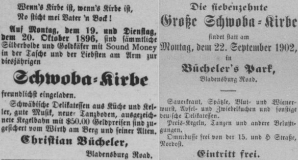 24_Washington Journal_1896_10_17_Nr42_p04_ebd_1902_09_13_p08_Volksfest_Auslandsschwaben_USA_Kirbe_Kirchweih_Auslandsdeutsche
