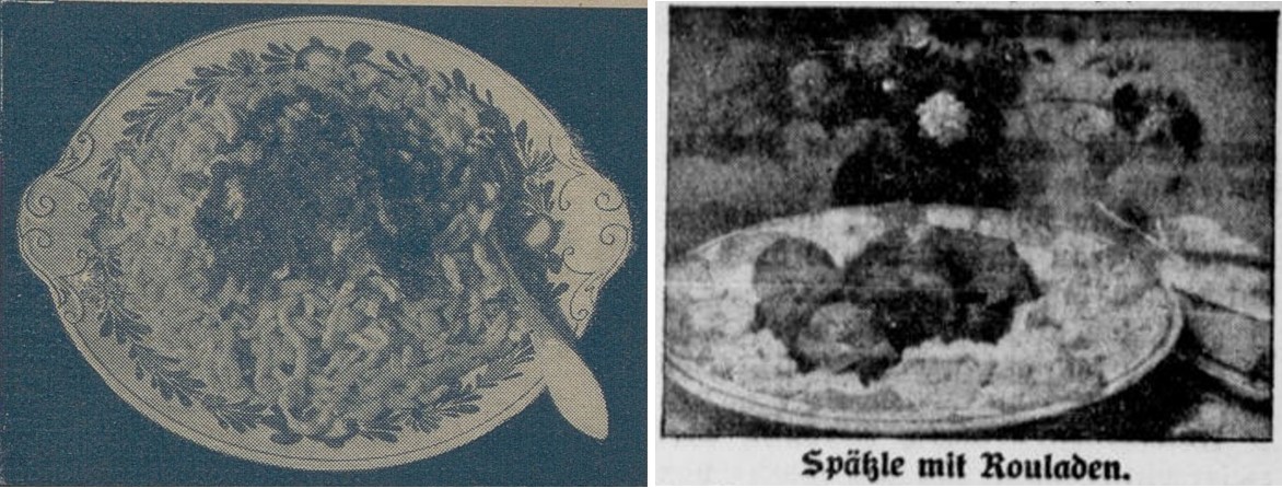 53_Vobachs Frauenzeitung_35_1932_H05_p31_Westfaelischer Beobachter_1934_03_13_Nr061_p10_Spaetzle_Speisen