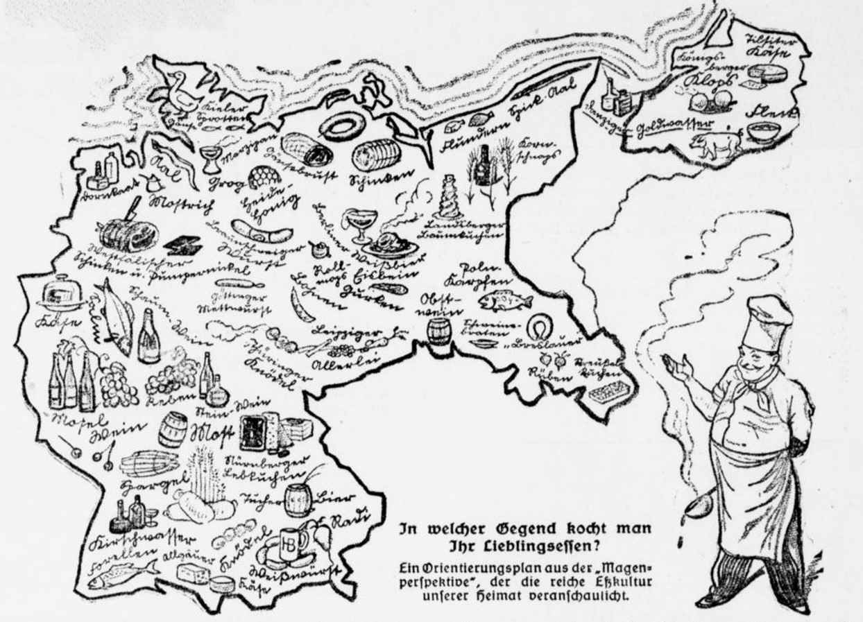 54_Buerener Zeitung_1934_03_13_Nr060_p7_Regionale-Kueche_Deutsche-Kueche_Karte_Speisen_Streuselkuchen