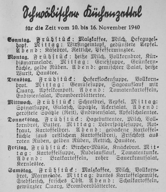 58_Stuttgarter Neues Tagblatt_1940_11_09_Nr309_p16_WKII_Kuechenzettel_Spaetzle_Schwaebische-Kueche_Regionale-Kueche