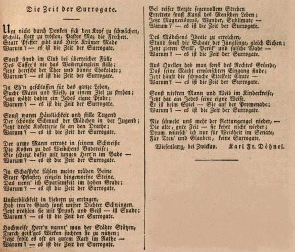 03_Abend-Zeitung_1824_04_06_Nr083_p0329_Surrogate_Gedicht_Ersatzmittel
