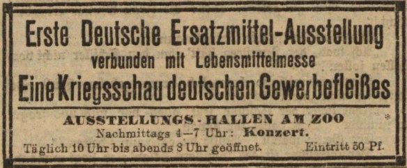 08_Vorwaerts 1917_01_11_Nr008_Unterhaltungsbl_p016_WKI_Ersatzmittel_Ausstellung