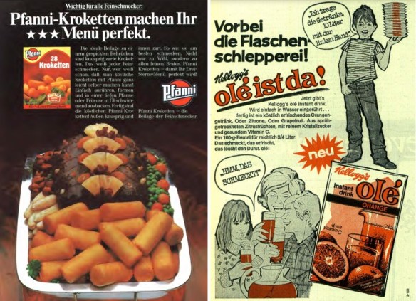 18_Chic_1973_Nr11_p175_Hamburger Abendblatt_1972_07_06_Nr154_p10_Kartoffelprodukte_Kroketten_Pfanni_Getraenke_Getraenkepulver_Instant_Olé_Kelloggs