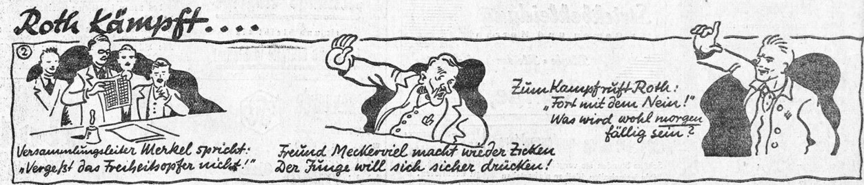 05_Volksblatt - Detmold_1932_06_18_Nr141_p03_Familie-Roth_Folge02_Comic_Meckerer_Eiserne-Front