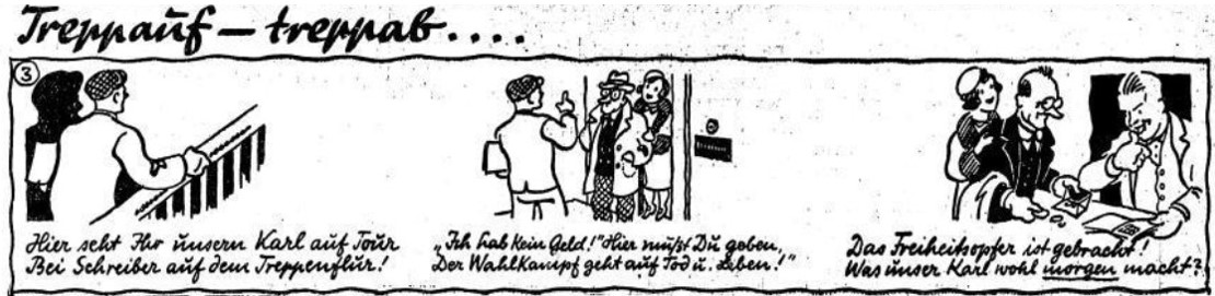 12_Leipziger Volkszeitung_1932_06_18_Nr141_p02_Familie-Roth_Folge03_Comic_Eiserne-Front