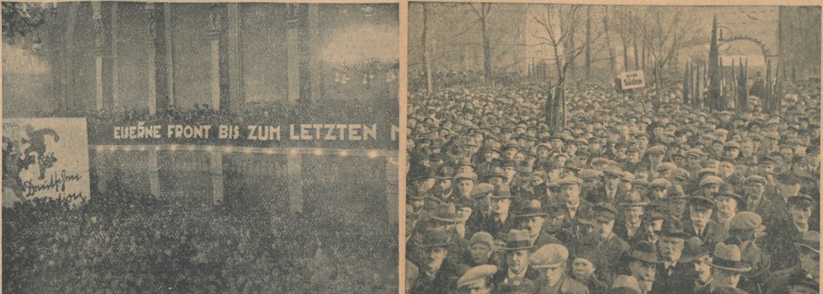 14_Das Reichsbanner_09_1932_01_23_Nr04_p028_Ebd_p052_Eiserne-Front_Massenveranstaltung_Hamburg_Leipzig